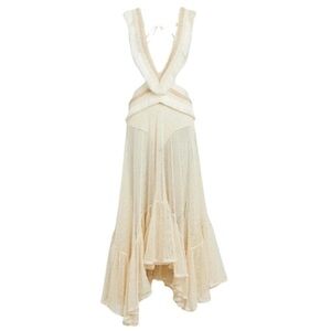 PatBO Mesh Cutout Dress